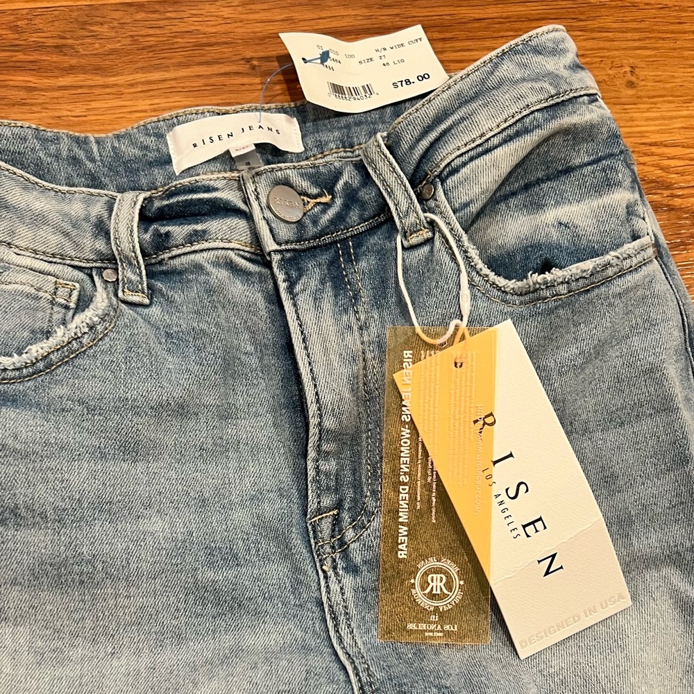 NEVER WORN! RISEN jeans!! Size 27